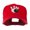 Red, variant on Bowling Ball with 4 Pins Embroidered Cap - Black OSFM