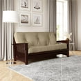 thumbnail image 2 of DHP 8 Inch Independently Encased Coil Futon Mattress, Tan Microfiber, 2 of 16