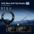 thumbnail image 2 of Mini V4b DSP Radio Receptor de onda corta de banda completa 1,9" IPS, 2 of 9