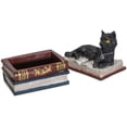 thumbnail image 1 of Magic Wiccan Boîte de Décoration de Figurines en Résine de Chat Noir, 1 of 5