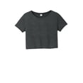 thumbnail image 5 of District DT2303 Women Junior Relaxed Crop Tee, Black Frost, 4XL, 5 of 6