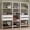 White, variant on Madesa Wardrobe Clothes Storage Rack with 4 Drawers and Open Shelves 78"L Multiuse Modular Cabinet for Bedroom Organization - White
