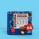 thumbnail image 1 of 4 Pack Crème Cupcake Tuxedo (120g), 1 of 3