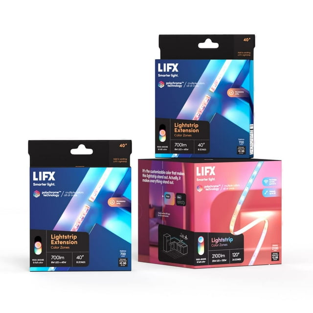 Paquete Lightstrip LIFX con 120 tiras de luces LED inteligentes
