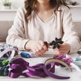 thumbnail image 7 of Motique Accessories 1 inch Vegan Leather Headband for Women and Girls (Black), 7 of 7