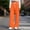 Orange wide leg pants for women a1, variant on Usloyux Women's Wide Leg High Waisted Pants with Pockets Elastic Trousers Casual Lounge Travel Bottoms, White 2XL