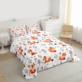 thumbnail image 3 of Castle Fairy Boys Girls Kawaii Fox Twin Comforter Sets,Chic Floral Flowers Bedding Set, 3 of 8