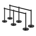 thumbnail image 2 of STAWAY 6 Pcs Stanchion Post Set with Retractable Belts & Fillable Base - Durable Crowd Control Barriers for Events, Aisles, and Gatherings, 2 of 9