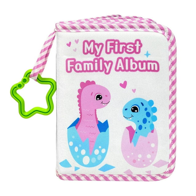 Baby Photo Album First Year Memory Book Soft Cloth Growth Record Keepsake for Toddler Child Handmade Keepsake Scrapbook