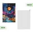thumbnail image 2 of Lsque Fantasy Cosmic Landscape Premium Golf Towel - Ultra Absorbent and Quick Drying Microfiber Towel with Carabiner - Gift for Men -24" X 16", 2 of 8