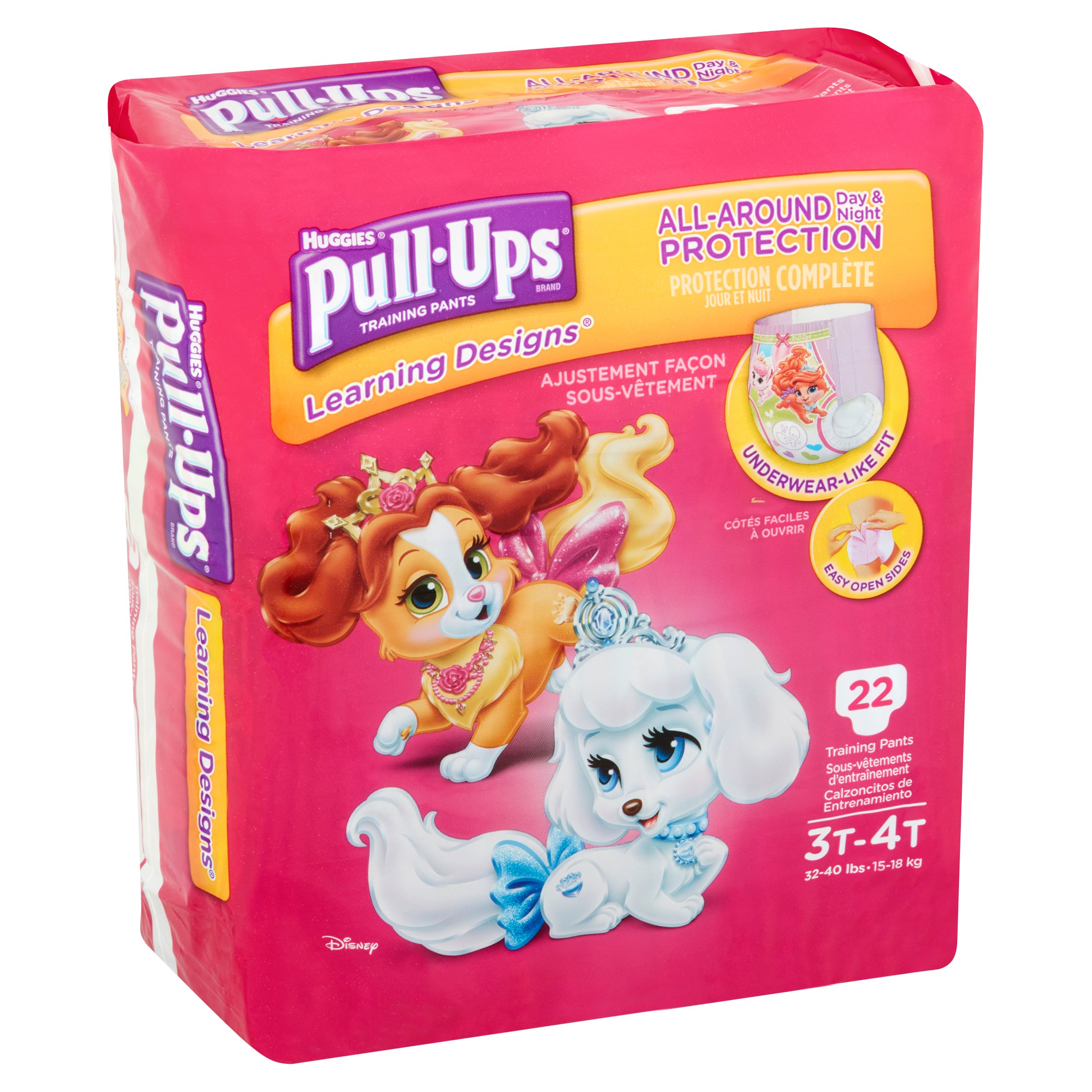 Huggies Pull-Ups All-Around Day & Night Protection Training Pants 3T-4T 32-40 lbs, 22 count - image 2 of 5
