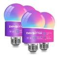 thumbnail image 1 of Bombillas inteligentes DAYBETTER RGBCW Color Alexa Google Home, paquete de 4, 1 of 8