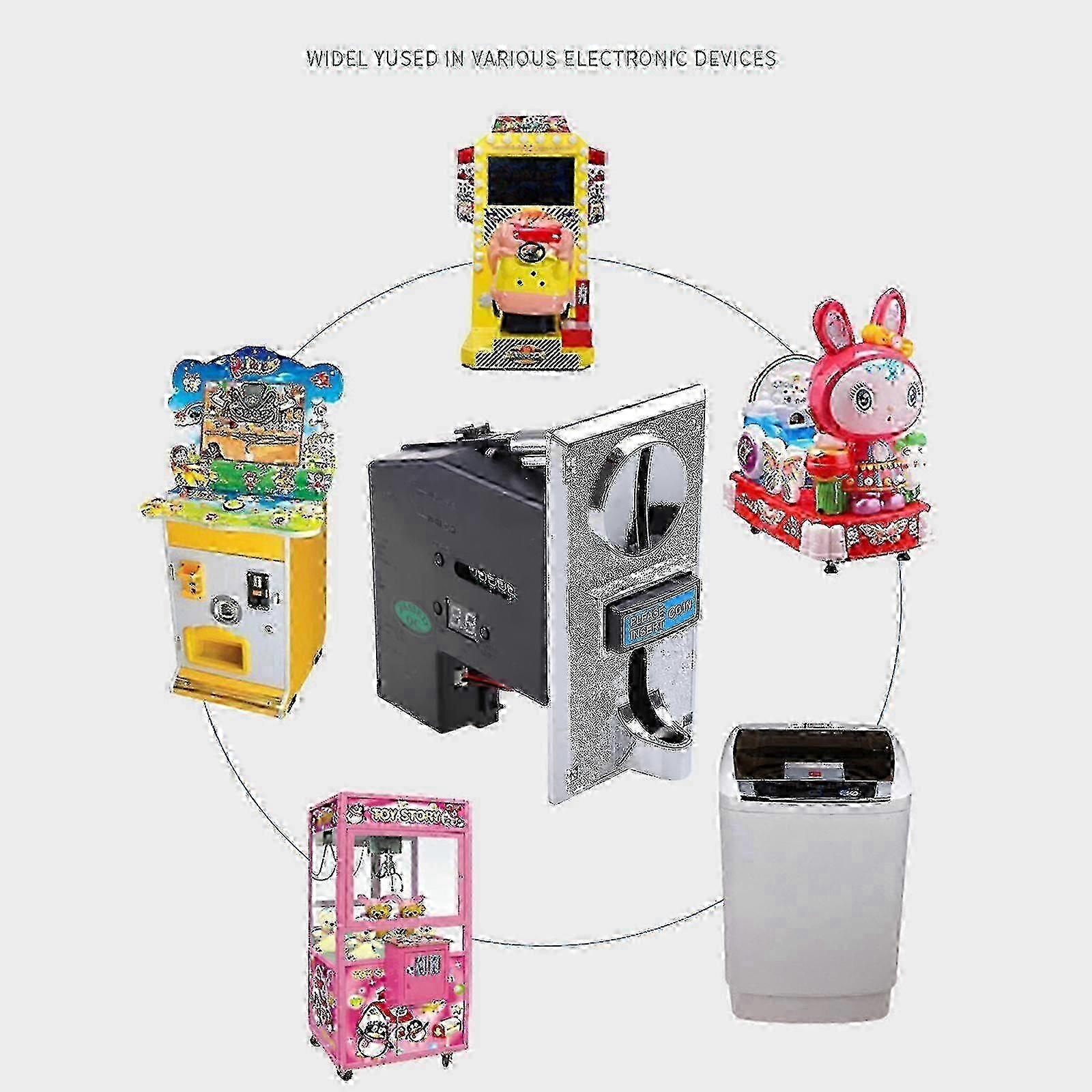 Multi Coin Acceptor For Vending Machines With Programmable Values