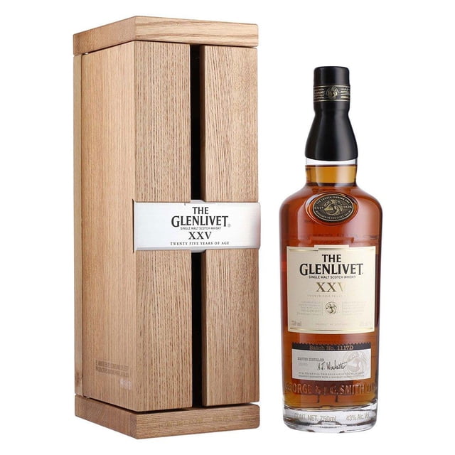 Pack de 2 Whisky The Glenlivet Single Malt 25 Años 750 ml