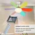 thumbnail image 3 of Ventilador Techo Interior Regulable (pantalla Cristal+30W+hojas Coloridas), 3 of 9