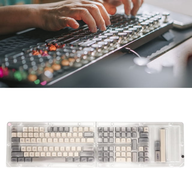 Teclas de teclado PBT, teclas de teclado mecánico 126 teclas de teclado mecánico Teclas de teclas Estándares líderes en la industria