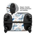 thumbnail image 3 of Haiem Butterfly Luggage Cover Printed Suitcase Covers for Luggage Elastic Washable Suitcase Protector Fits 18-32 Inch Luggage-Large, 3 of 8