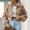 Women's Tops Under 5 Dollars, variant on Meichang Womens Cropped Corduroy Jacket Casual Button Down Shacket Coat Lantern Long Sleeve Lapel Crop Jacket Tops 2025 Spring Fashion