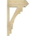 thumbnail image 3 of Ekena Millwork 8"W x 20"D x 32"H Merced Rough Sawn Arts and Crafts Outlooker, Douglas Fir, 3 of 4