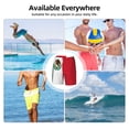 thumbnail image 6 of Mens Mexico Flag 2 in 1 Quick Dry Swim Trunks with Compression Liner Beach Shorts, 6 of 6