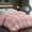 Pink, variant on Pinch Pleat Goose Feather Down Comforter Palatial King Size, Hypoallergenic & Breathable Medium Warmth for All Season Duvet Insert (120x98", Blue)
