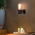 thumbnail image 1 of Lámpara de pared Vintage Industrial lámpara de pared de hierro forjado Steampunk antigua lámpara de E27 Base Retro lámpara de tejado decoración Mano Colco lámpara de pared de la vendimia, 1 of 6