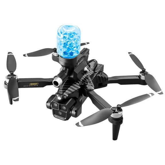 JikouIivo Water Bomb Drone Brushless Drone With 1080P Camera Altitude Hold Mode Foldable RC Combat Drone Quadcopter Circle Fly, Route Fly, Altitude Hold, Headless Mode