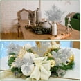 thumbnail image 4 of 20PCS Christmas Artificial Pine Needles,Glitter Christmas Tree Picks and Sprays for Xmas Tree Wreath Wedding Bouquet Decoration,Christmas Decor(Silver), 4 of 9