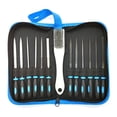 thumbnail image 2 of mmirethe Pack of 13 File Set Carpentry Polishing Deburring Needle Rasps Finishing Grinding Files Hand Tools with Carry Case, 2 of 6