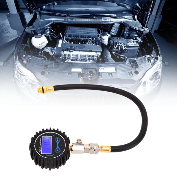 Medidor De Compresión, Kit De Prueba De Compresión Pantalla LCD Profesional Universal Durable Para Motores De Gasolina