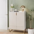 thumbnail image 2 of Tribesigns 5-Tier Shoe Cabinet, 25 Pairs Shoe Storage Cabinet with Doors for Bedroom Living Room, White, 2 of 5