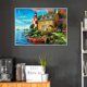 thumbnail image 2 of Cuadros Decorativos 5D bricolaje completo taladro diamante pintura playa casa bordado artesanía costura conjunto Ehuebsd Nuevos Originales, 2 of 9