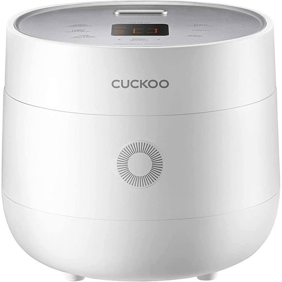 Cuiseur à riz 6 tasses Micom CUCKOO, 14 modes: Riz blanc, Riz GABA, Vapeur, Porridge, Riz roussi et plus, CR-0675FW, Blanc Cuiseur à riz multifonctionnel