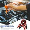 thumbnail image 3 of OULII 1Set Jumper Cable Car Emergency Copper Aluminum for Mid-size Car Battery Connection Clamp Shape, 3 of 5