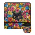 thumbnail image 2 of HELLHERO Black Cat Flower Sewing Machine Pad Fabric Polyester Sewing Accessories with Storage Cylinder for Wife Mom Family Present Ideal For Sewing Classes & Home Use, 2 of 5