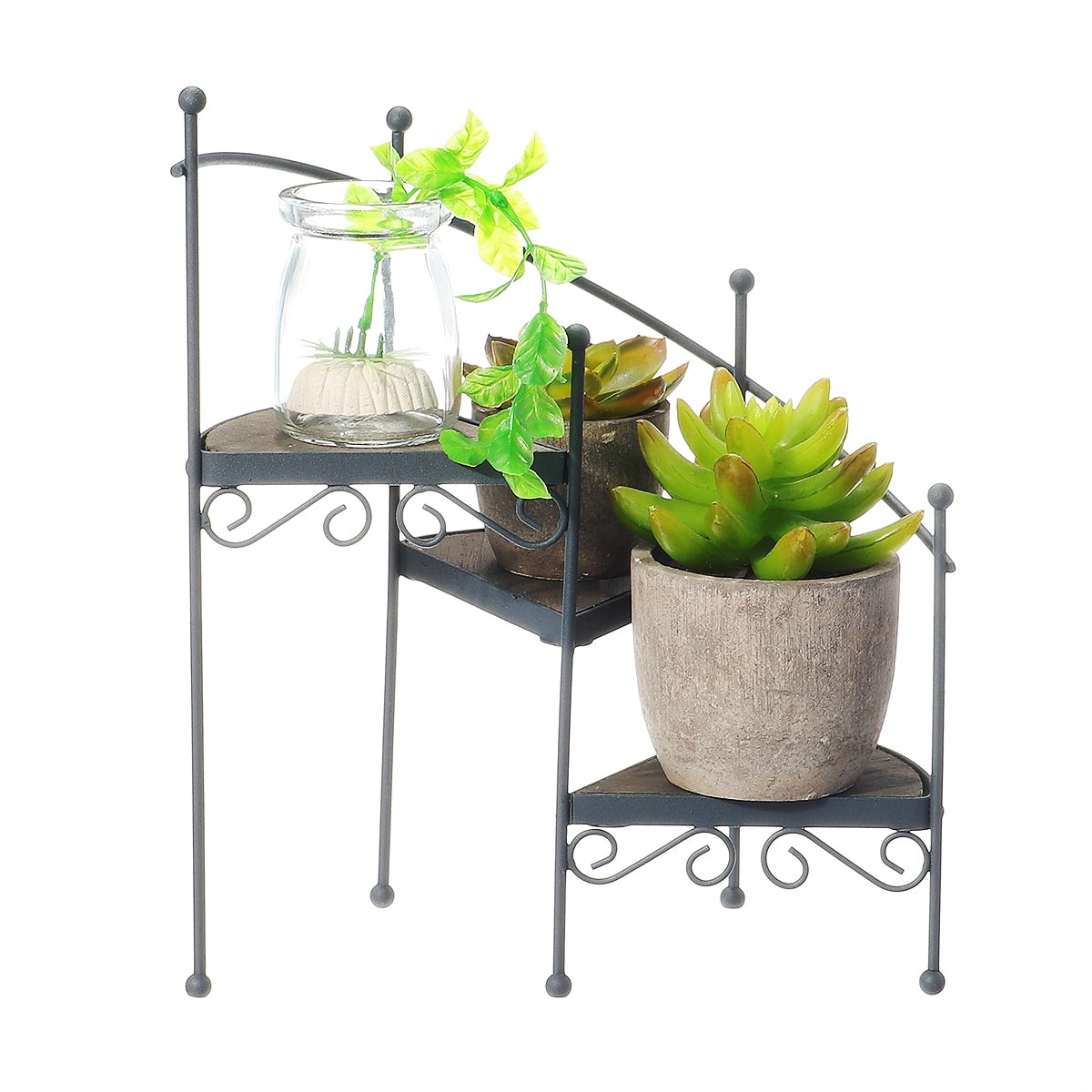 Spiral Staircase Plant Stand Mini Decorative Flower Pot