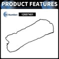 thumbnail image 5 of Unique Bargains Valve Cover Gasket No.12607401 for Buick Enclave 2009-2017 Cylinder Head Valve Seal Gasket, 5 of 6