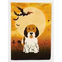 Carolines Treasures BB4345CHF Halloween Petit Basset Griffon Veenden Flag Canvas House Size