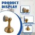 thumbnail image 3 of XIBUFE Door Stoppers Bottom Magnetic Fixation Stop Matching Screws Wedge Stopper yellow, 3 of 7