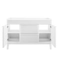 thumbnail image 5 of Modway Render 48" Single Sink Compatible (not included) Bathroom Vanity Cabinet in White, 5 of 9