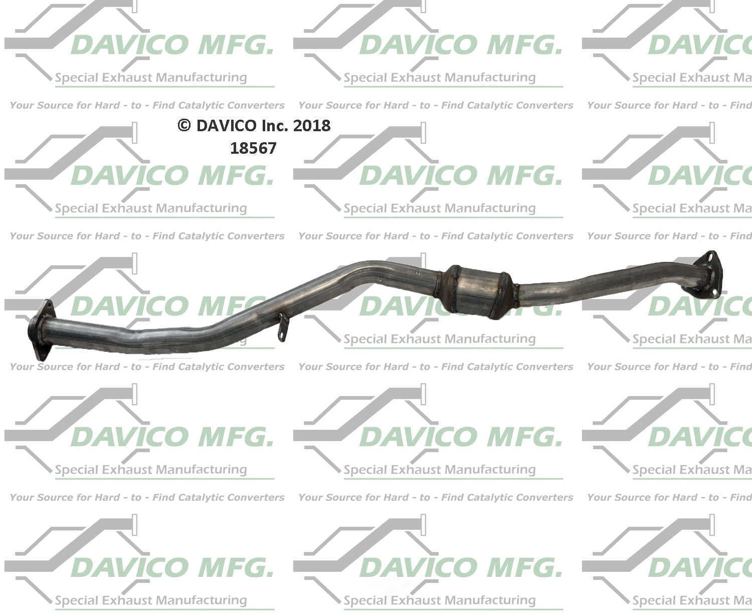 Davico Mfg 18567 Direct-Fit Catalytic Converter