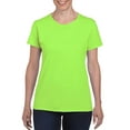 thumbnail image 1 of T-Shirt en Coton Épais pour Femmes, TG, Vert Néon, 1 of 1