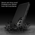 thumbnail image 4 of Entronix Heavy Duty Rugged Case for Galaxy S25 Shockproof Dustproof Durable Cover, Black, 4 of 6