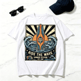 thumbnail image 7 of Men's 100% Cotton Short Sleeve Crewneck Graphic T-Shirt, Soft Breathable Moisture Wicking Casual Basic S-3XL, 7 of 7