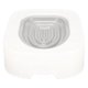 thumbnail image 2 of Kit de adiestramiento para el baño para gatos, entrenador de inodoro profesional seguro para gatitos, asiento para orinal con ranura para suministros para gatos, gris, 2 of 5