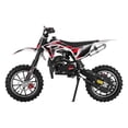 thumbnail image 5 of Sioweci 49cc Kids Dirt Bike,2-Stroke Gas Power Motocross,Off Road Mini Motorcycle,Children Pocket Motorbike with Front Rear Disc Brakes, Pull Start,Load 330lbs,Maximum Speed 40km/H (Black), 5 of 12