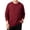 (New21)Wine, variant on Thousandth Men's Plus Size Crewneck Tees Casual Long Sleeve Basic Top Soft Breathable Everyday Pullover Top for Daily