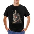 thumbnail image 7 of Knights Templar Sprightly Men's Cotton Short Sleeve HD Print Tee for Casual T-Shirt Crew Neck Top Black S, 7 of 7