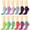 Dots & Striped, variant on 12 Pairs Women's Ankle Socks Assorted Colors Size 9-11 Leaves #1