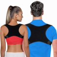 thumbnail image 1 of Adjustable Posture Support for Neck, Shoulder, and Upper Back Pain Relief - Unisex Back Brace Trainer and Straightener Solution, 1 of 2